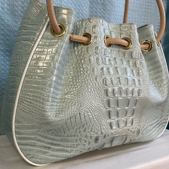 BRAHMIN Amy Sea Glass Tri-Color Shoulder Bag - Picture 6 of 17